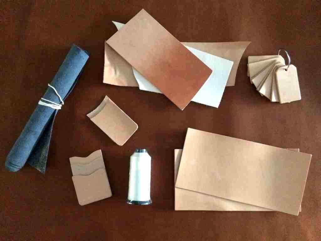 Leather Thickness Gauge - Leather Thickness Sample Set - International Leather Club